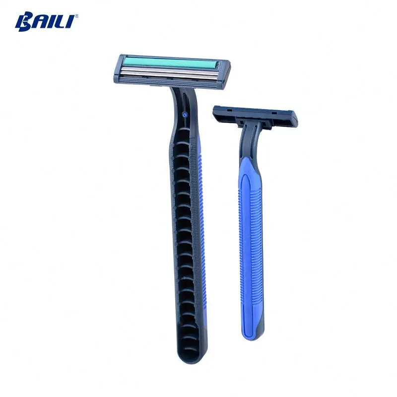 Custom Single Barber Half Blade Shaver Medical Mini Biodegradable Wheat Straw Two Blades Production Line Disposable Salon Razor