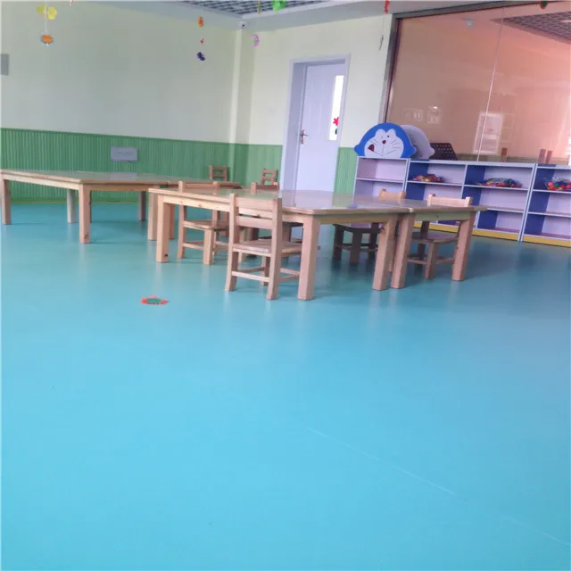 
China manufacture vinyl kindergarten pvc flooring 