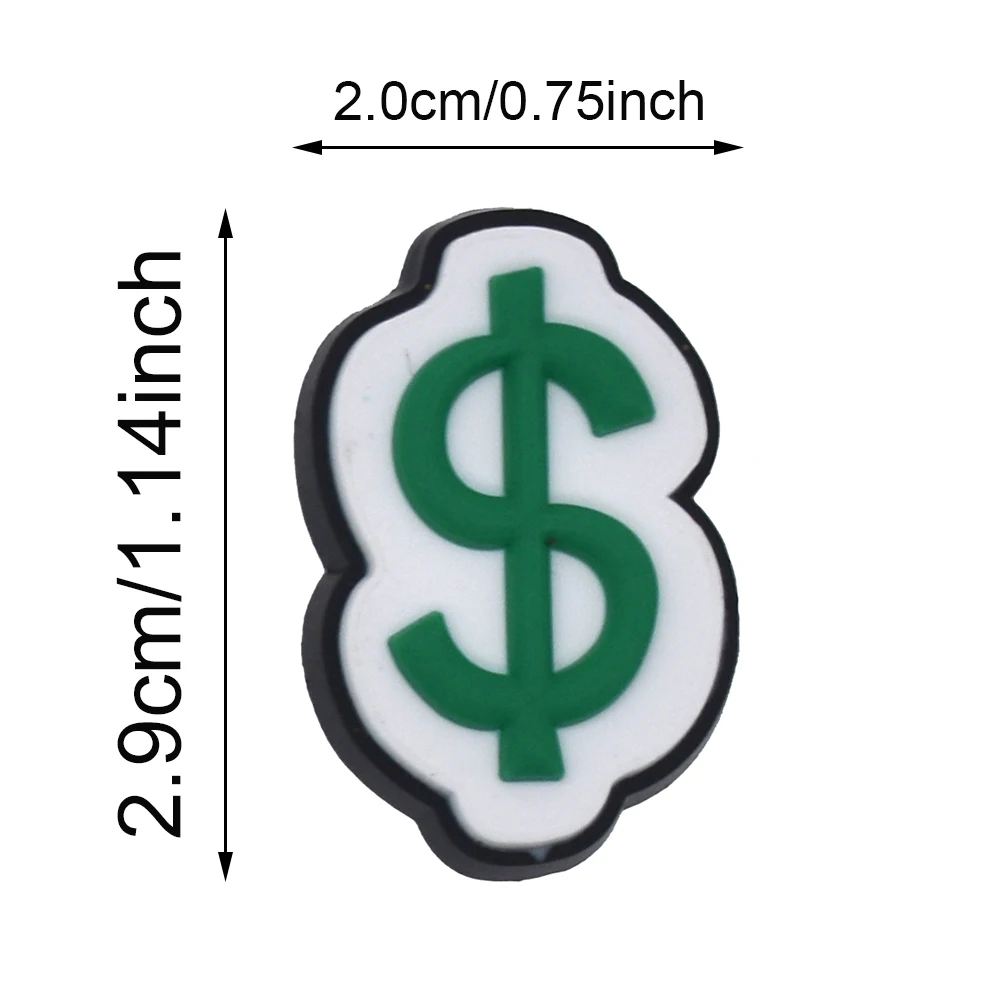 Women Shoes Accessories Dollar Symbol Money Maker Wallet Moneybag Shoe Charms Cash Moifom Money Maker Rich Shoe Store Accessory