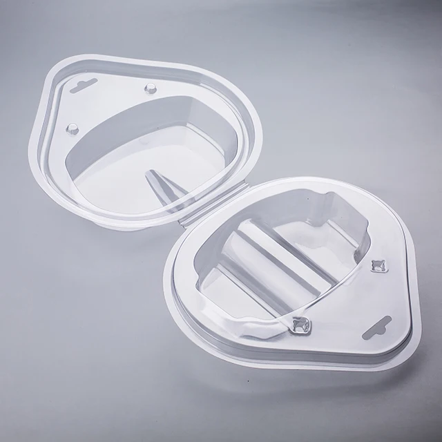 Custom Disposable Plastic Transparent Clear Pvc PET Double Blister Clamshell