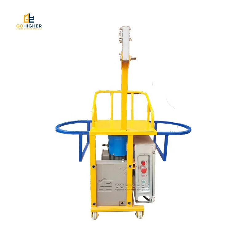 single person electric chair suspended platform zlp250 aluminum suspended working platform cradle