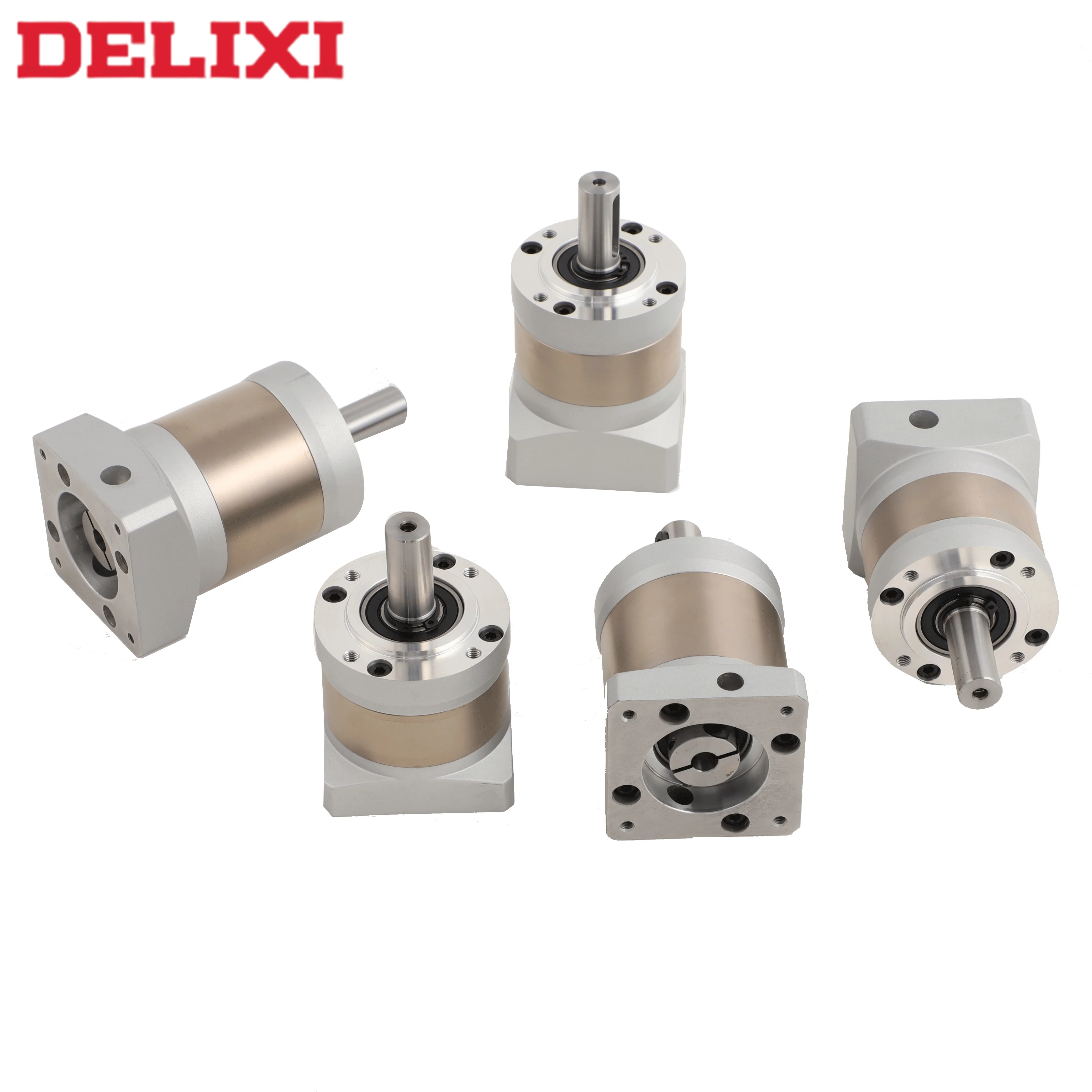 DELIXI ODM 60mm High Quality Powder Metallurgy Precision Planetary Gearbox Flange Spur Gear Stepper Motor Speed Machinery Farm