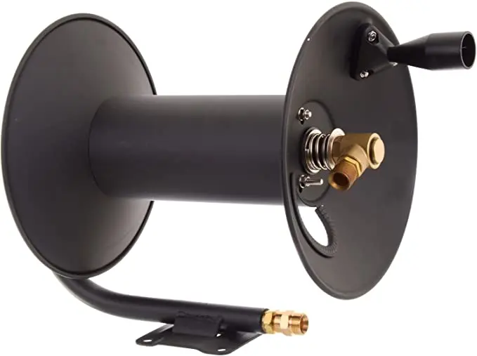 30m Pressure Washer Rubber Hose Manual Hose Reel With Sewer Cleaning Hose