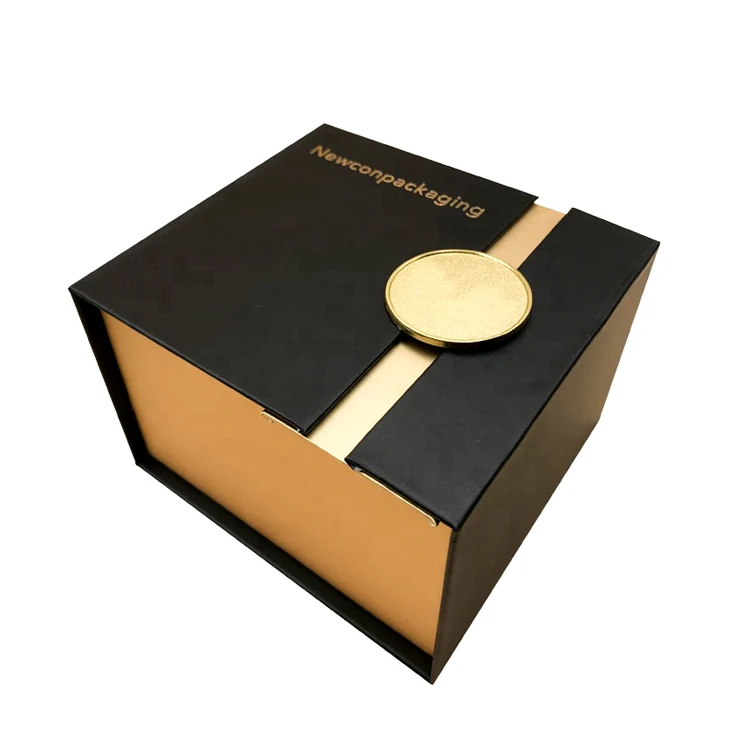 Black Folding Small Tuck Top Corrugated Cardboard Paper Boxes Carton Post Mailing Subscription Packaging box with logo
