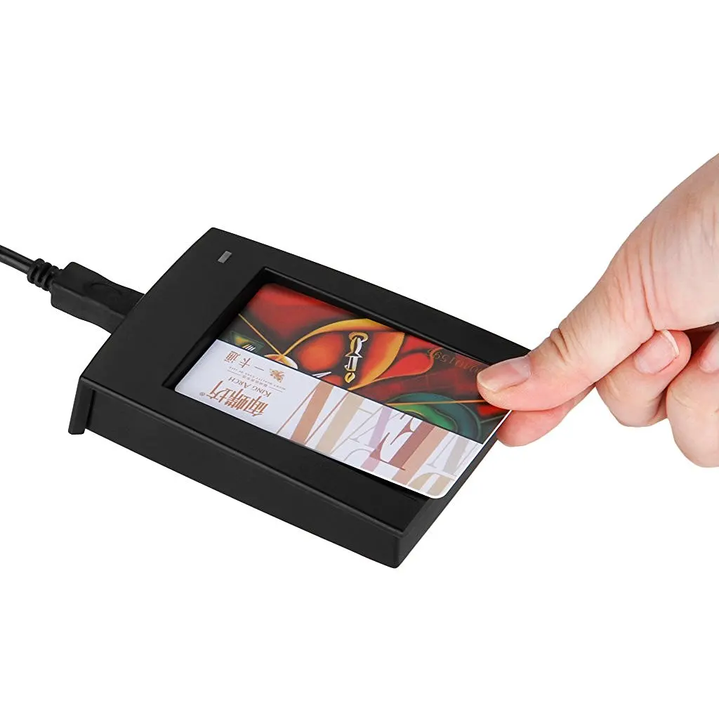 Настольный черный Считыватель Карт RFID для