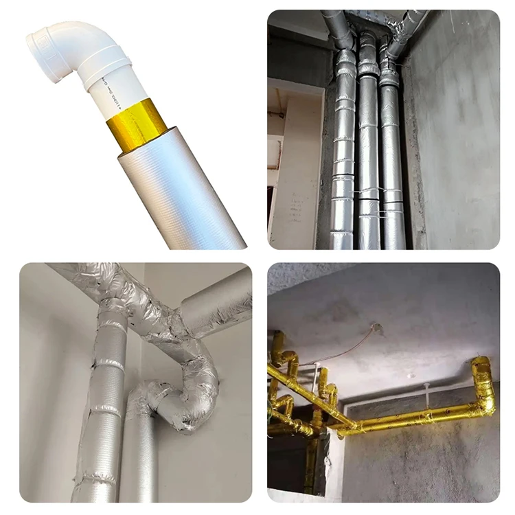 Factory custom-made sewer noise reduction mat butyl damping sheet sound-absorbing and sound-insulating material