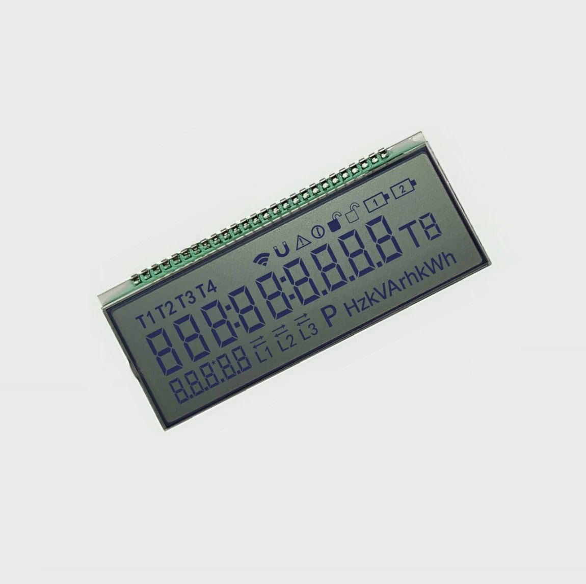 Digital Energy Electricity Meter Stn 9 7 Segment 10 11 12 Digit Tn Htn Va Fstn Custom Lcd Display