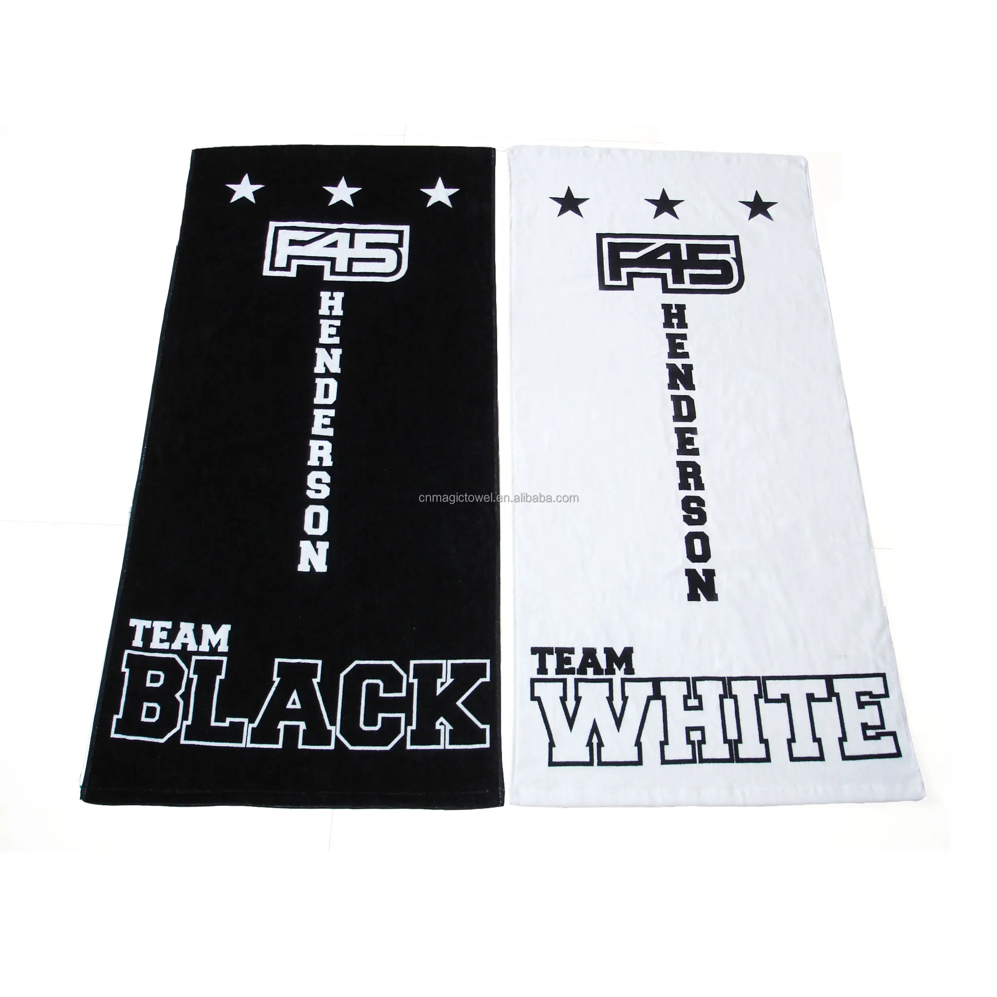 Small MOQ Personalized Fashion Custom Digital Printed Sports Towel Cotton Soft Gym Towels With Logo