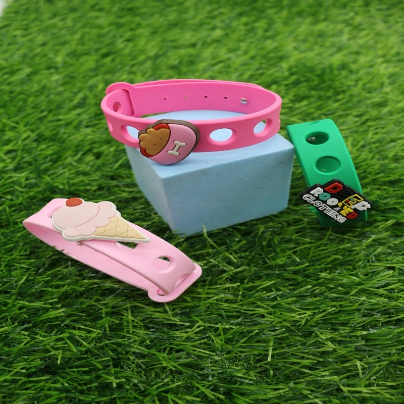 Wsnbwye silicon bracelet thin  band Wrist strap Clip Event Party Custom Adjustable Wrist strap silicone crocs bracelet