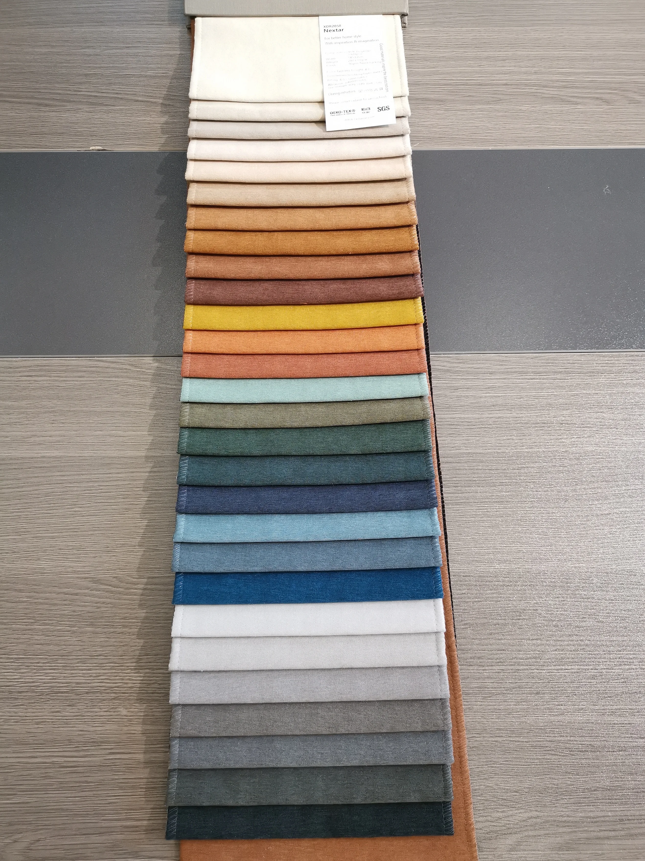 XDR2058 China high quality factory wholesale sofa fabric 100%polyester for upholstery furniture