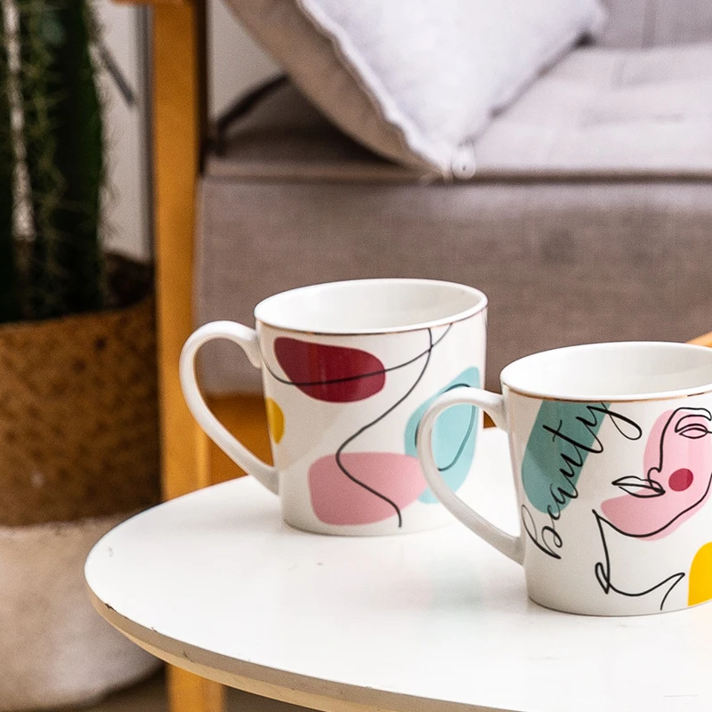 2021 Hot selling daily use factory wholesale custom Ceramic decal mug