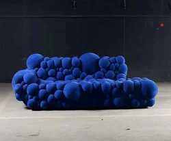Modern simple designer molecular ball sponge sofa living room single person leisure home 2 seater sofa