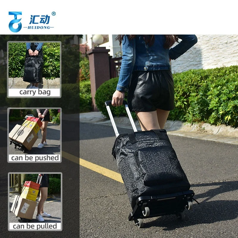 Дома лекго складывающаяся верхняя часть левого и правого Выдвижной 4 алюминиевые чемоданы с тихими колесами тележка для багажа немой продуктовые