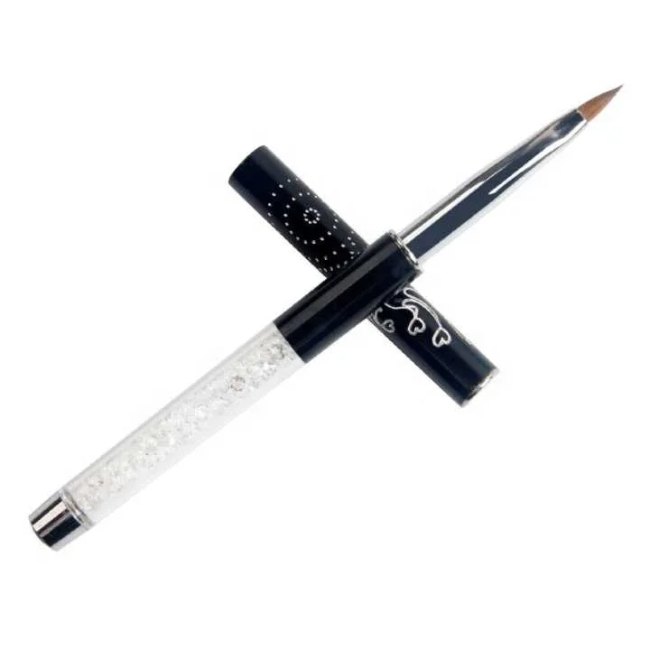 #6 #8 #10#12 High Quality 100% Kolinsky Acrylic Nail Brush for Lady Nail Art