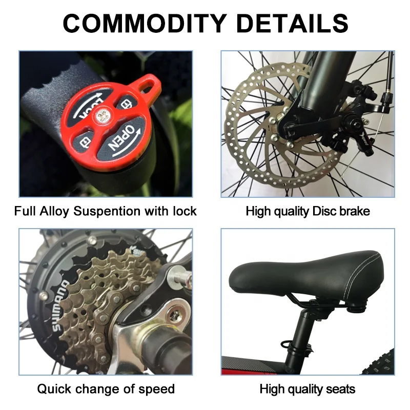 High Quality Bike Mountain Fat Tire electric bicycle 1000W 48v electric bike Good Price Ebike Electric Bicycle