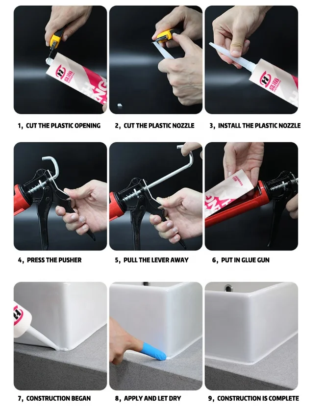 fast curing water resistant raw material General purpose silicone sealant drums