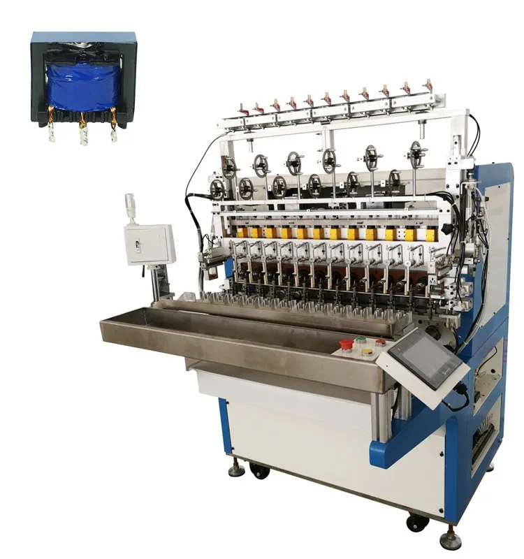 
high frequency transformer equipment semi-automated winding machine for ee13. 