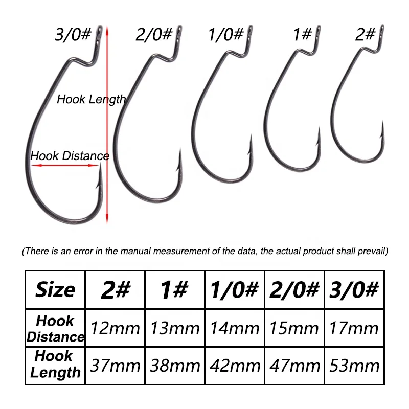 T-Bait Wholesale In Stock 4006 High-Carbon Steel Crank Hook High Quality Fish Hook Raw Lead Soft Bug Hook For Ocean Boat Fishing