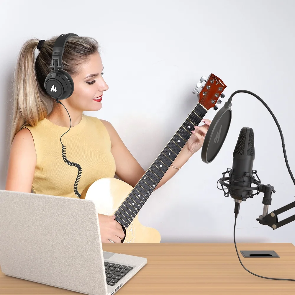  MAONO горячий USB Подкаст конденсаторный микрофон комплект