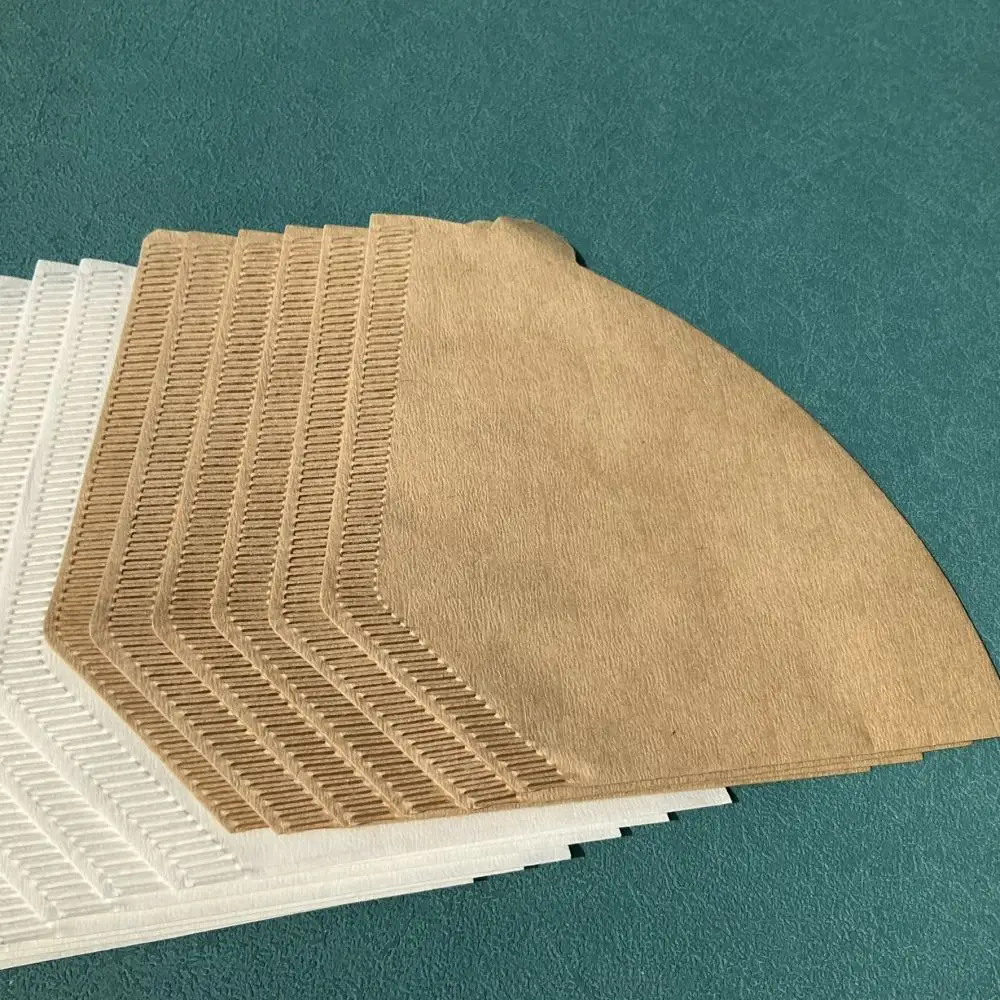 Hand Brewed Flat Cone Size 102 Coffee Paper Filter For Coffee Brewer