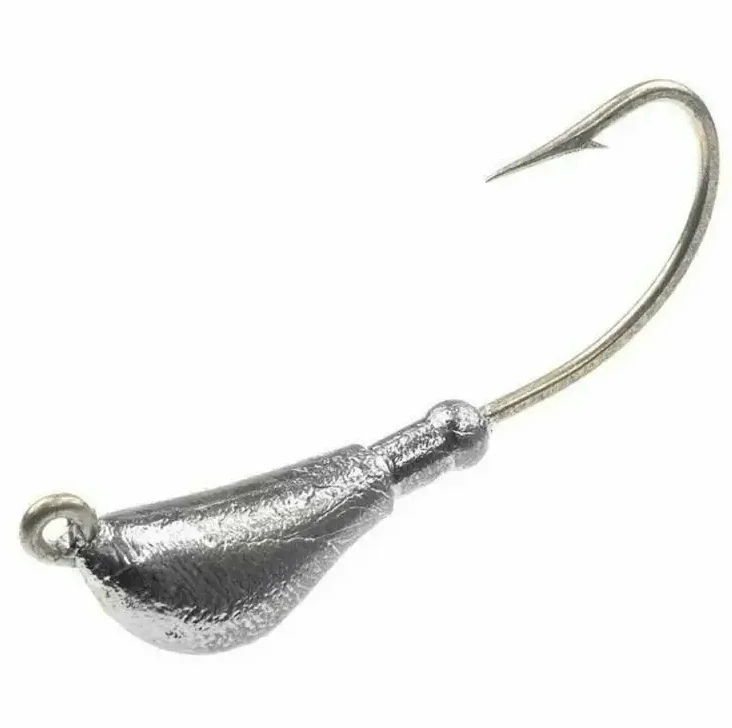 Wholesale fishing lures banana jigs head mustad hooks for sale