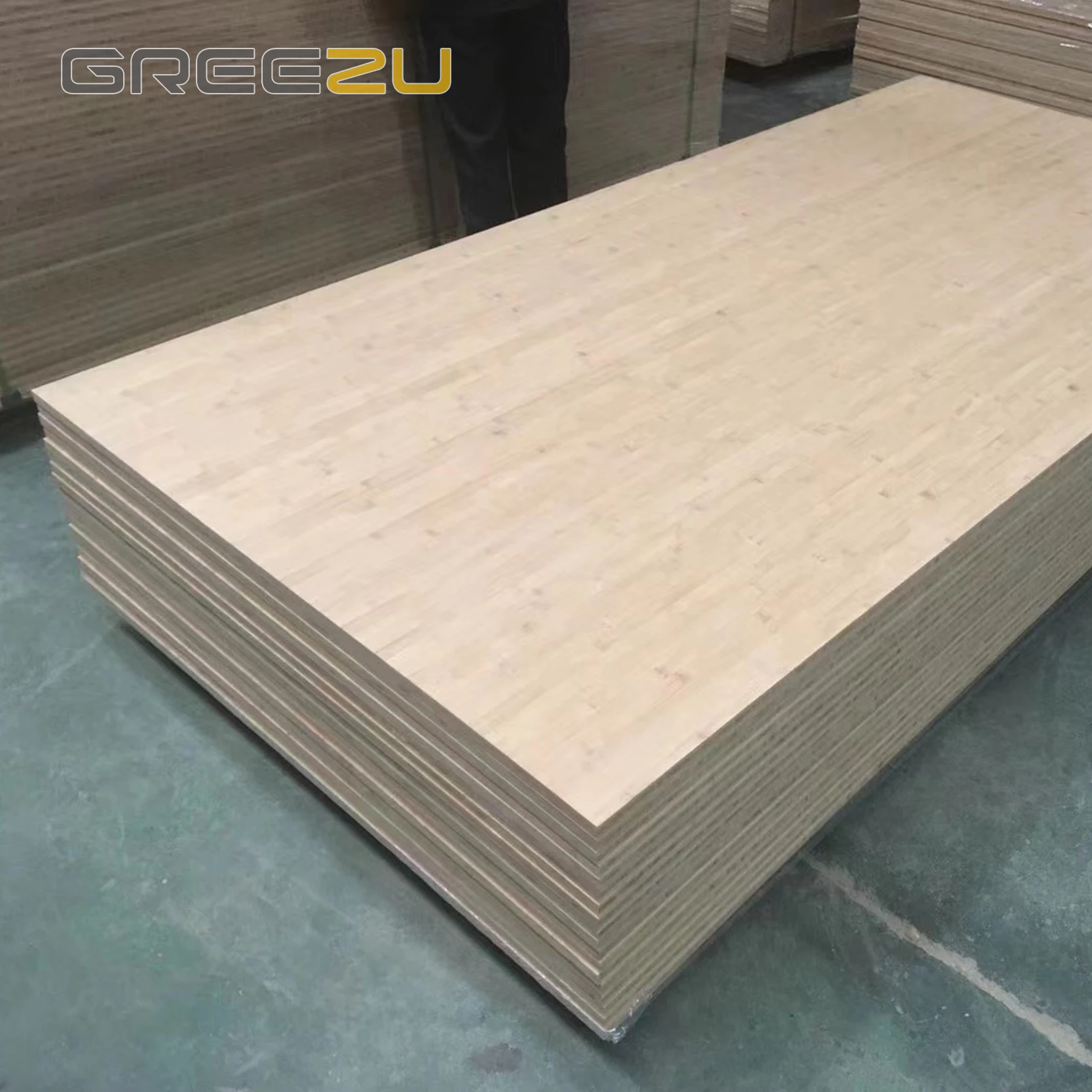 4*8 Factory directly Sale Bamboo Plywood Board Factory Custom FSC Many Thickness Choice Bamboo Boards for Furniture