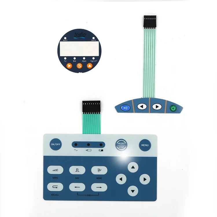 Wholesale OEM Design Small Large Membrane Keyboard PC Lexan Label Switch Membrane for Medical Equipment