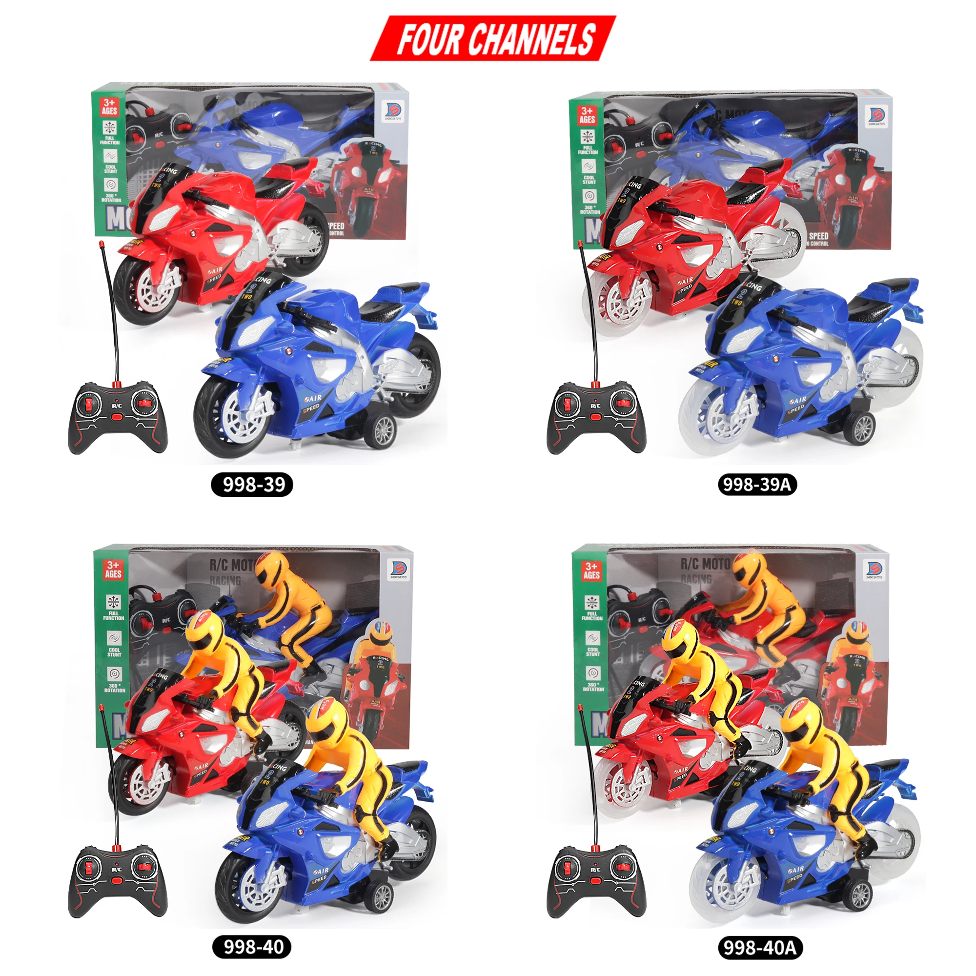 2024 New Product Remote Control Motorcycles Toys Motorcycle Remote Control RC Racing Motorcycles Toy for Kids