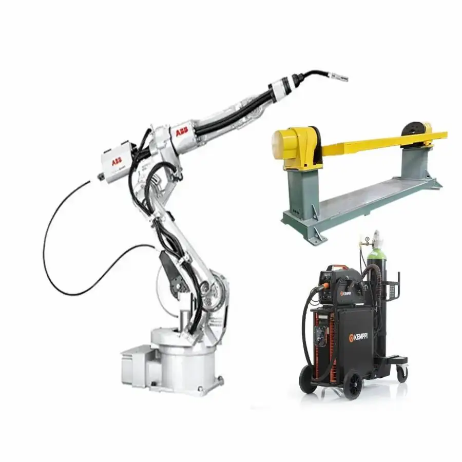 Industrial Robot Arm 6 Axis ABB IRB 1520ID Welding Robot Arm With Megment Welder And Positioner As Arc Welding Robot
