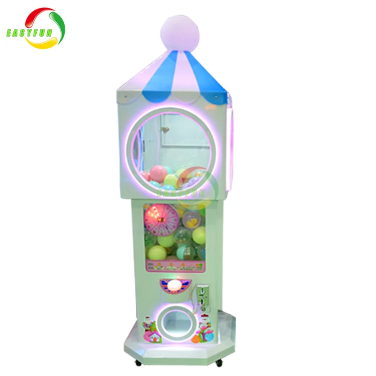 Coin Operated Arcade Game Machine Capsule Toy Gashapon Bounce Ball Vending Machine