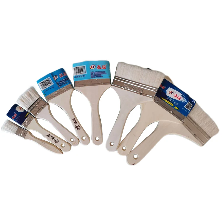 HOTO Nylon Wool Board Brush Painting Oil Painting Wood Handle Paint brush