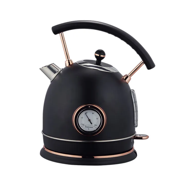 Kitchen Appliances 1.7 Liter Stainless steel Double Wall Electric tea Kettle  With analog thermometer Water Boiler