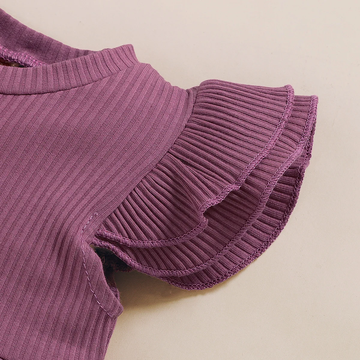 Newest Summer Children Clothes Sweet O-neck Shorts Puff Sleeves Kids Dresses Casual Girls Dresses with Ruffles