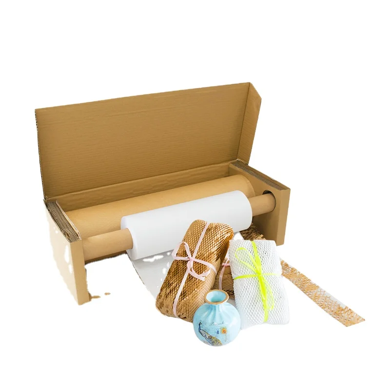 Professional Manufacturer Carton Void Filling Cushion Kraft Wrapping Honeycomb Paper Dispenser For Packaging
