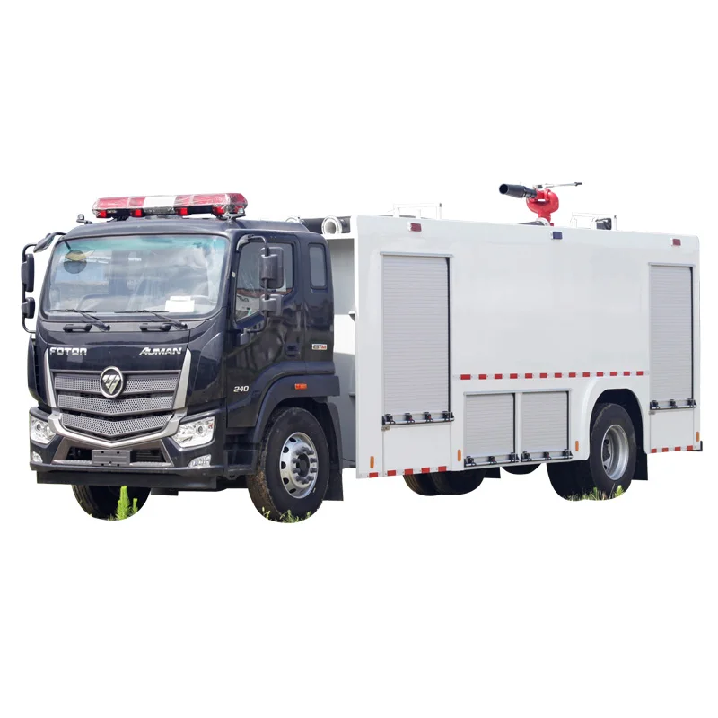 Foton 8 квадратный пожарный спринклер аварийно-спасательный грузовик подходит для пожаротушения Подметания Дорог и зеленого орошения