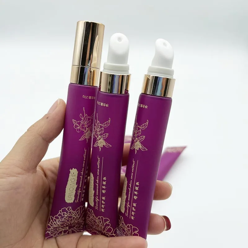 luxury 10ml led light cosmetic packaging plastic lip gloss tube with mirror lip gloss containers tube
