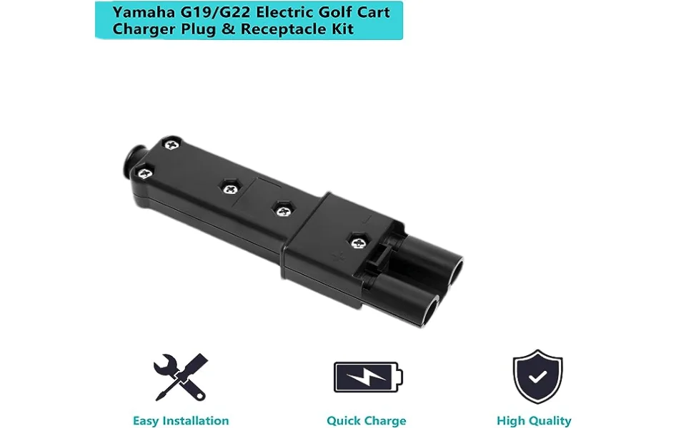 JstaryPower Golf Cart зарядное устройство сменная ручка беспроводное MAC разъем постоянного тока совместимый с Yamaha G19/G22 48 В гольф-кар