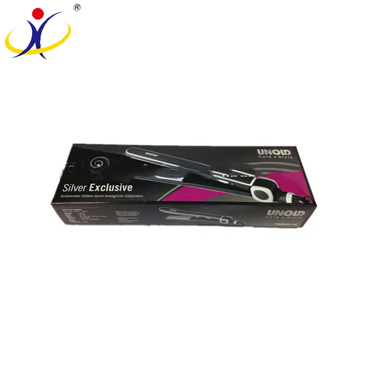 Customized Your Logo Hair Straightener Flat Iron Packaging Box