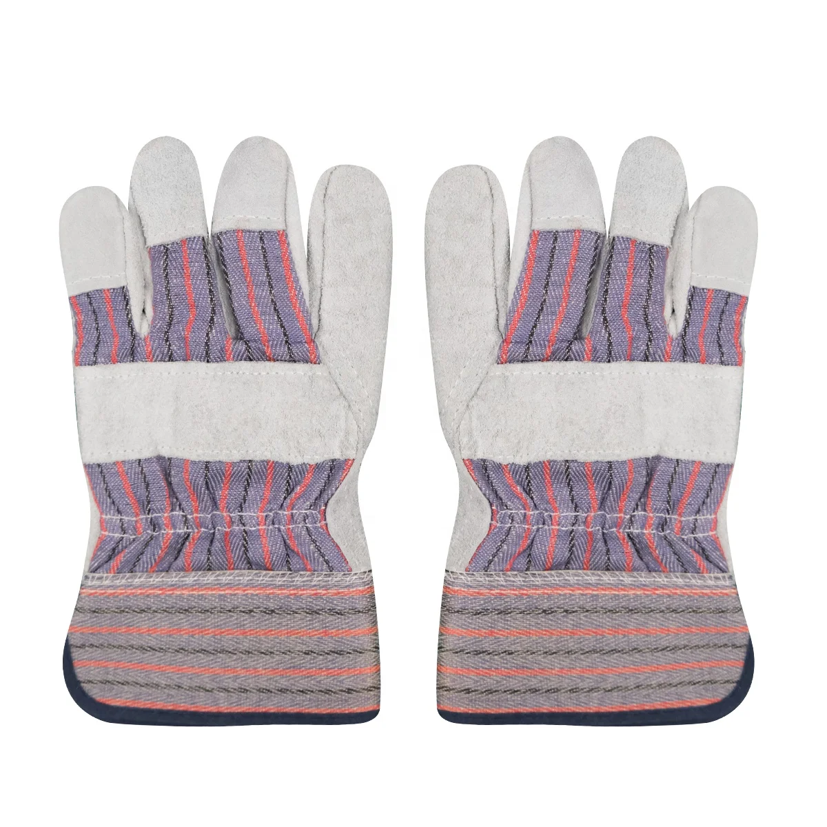 Factory Direct Sales Leather Gloves Suede Lining Weld Leather Work Gloves for Customization