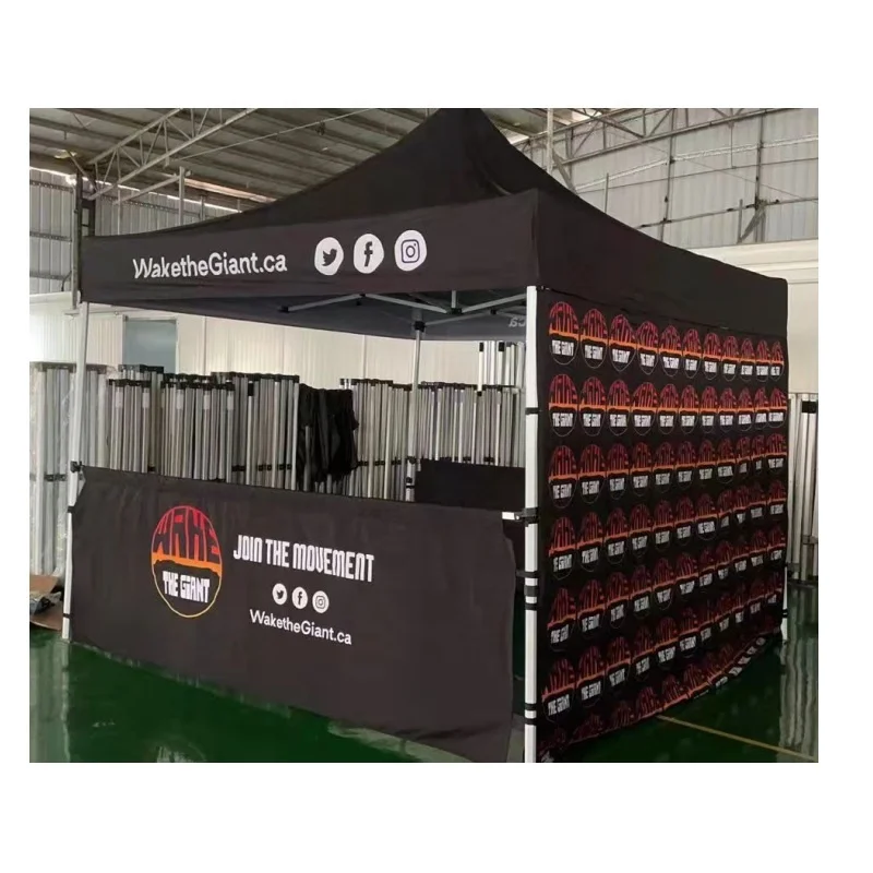 Custom printed folding 10x10 display event tents pop up canopy tents