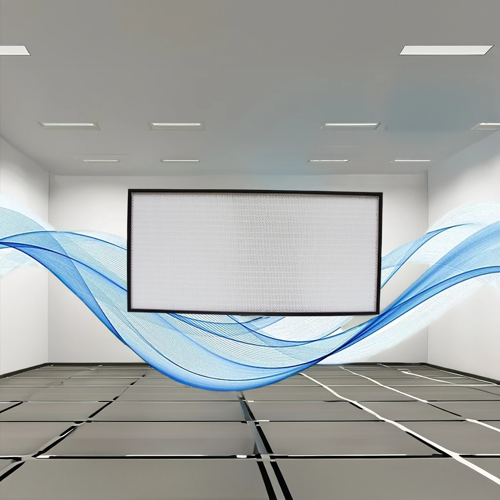 High Efficiency HEPA Air Filters Home Hotel Restaurant Hospital Construction Industries Glass Fiber Core Air Fresher Function