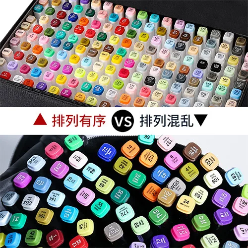 Office Supplies 30/40/60/80 Color Drawing Double Sided Art Marker Pen Permanent Sketch Markers Set
