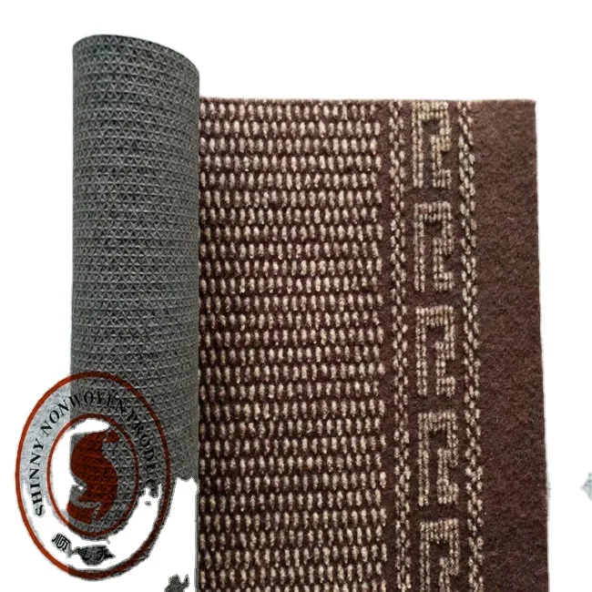 polyester needle punched rib carpet tiles for office