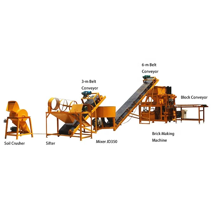 WT5-10 interlocking brick machine hydraulic press clay brick machine making compressed earth blocks machines