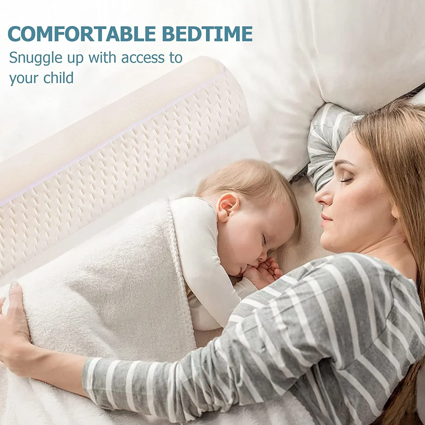 Highly quality Toddler Foam Bed Rails Safety Guard ,Bed Bumper For Bed Memory Foam Pillow Pads