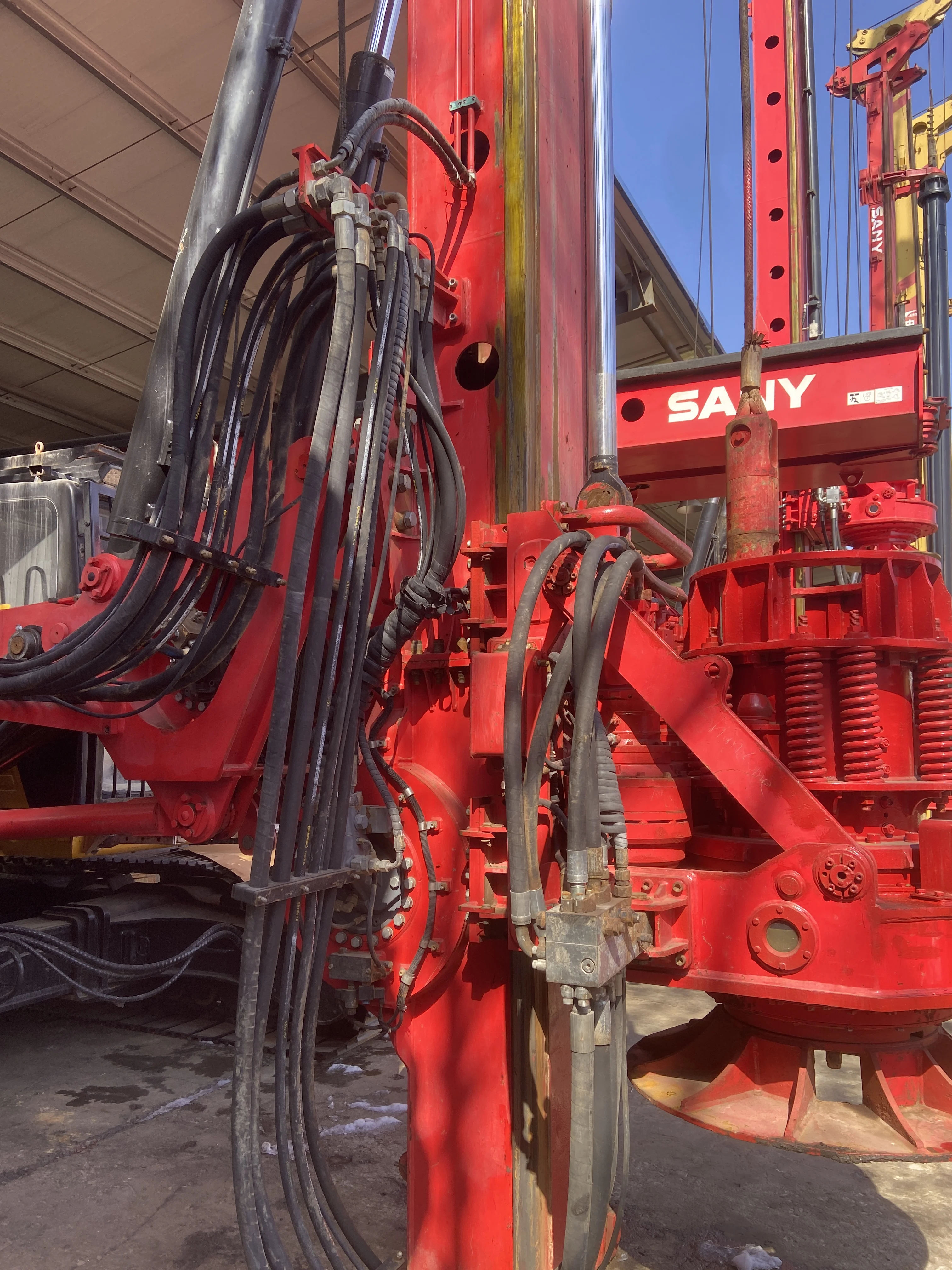 Rotary Drill Well Rig SANY SR155 Rotary Rig For Mining