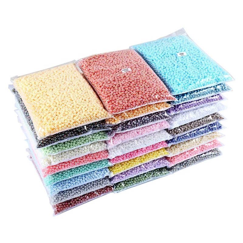 New Arrivals ABS Plastic Pearl 6mm 8mm 10mm Wholesale Loose Acrylic Beads with Hole