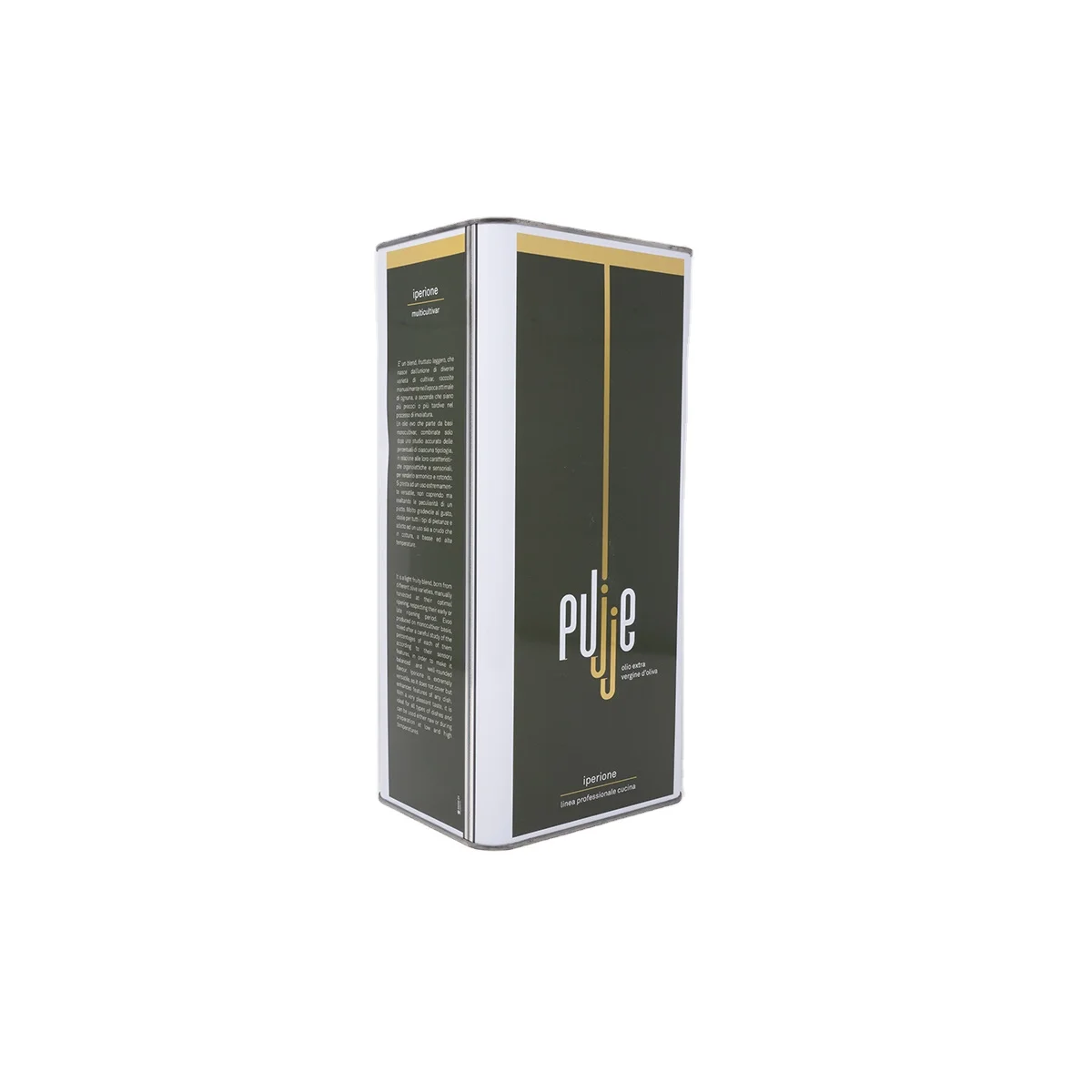  Высококачественная итальянская ручная работа EVOO Iperione Can 5 lt Профессиональная кухонная линия Горячая