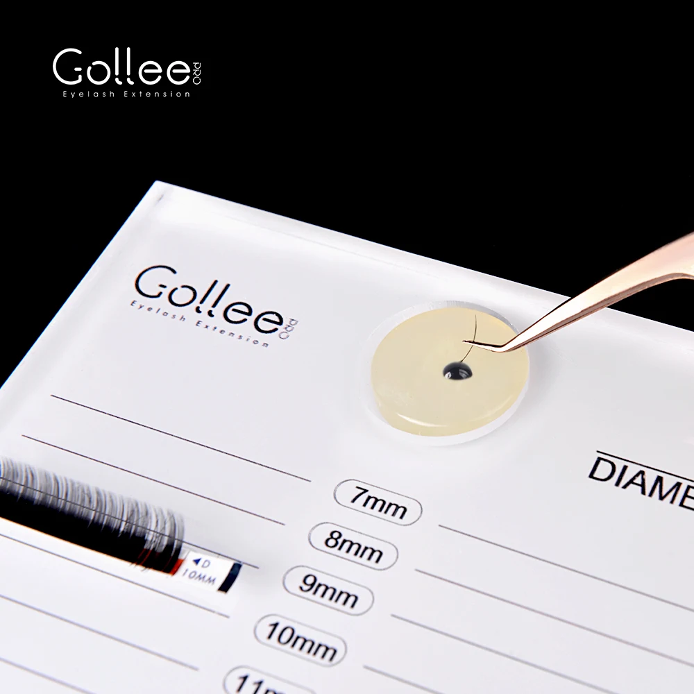 Factory OEM Double Row Large Size Organize Eyelash Extensions Hold Eyelash Glue Acrylic Eyelash Holder