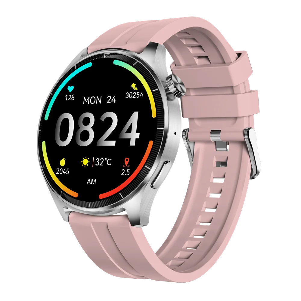 SMA R16 Round Calling Smart Watch 100+ Sport Modes With Rotate Button Wireless Charging Smartwatch